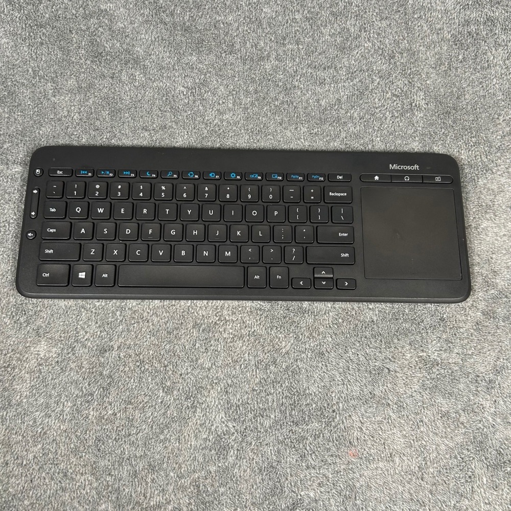Microsoft All-in-One Media Keyboard Wireless N9Z-00001 Black Trackpad Tested